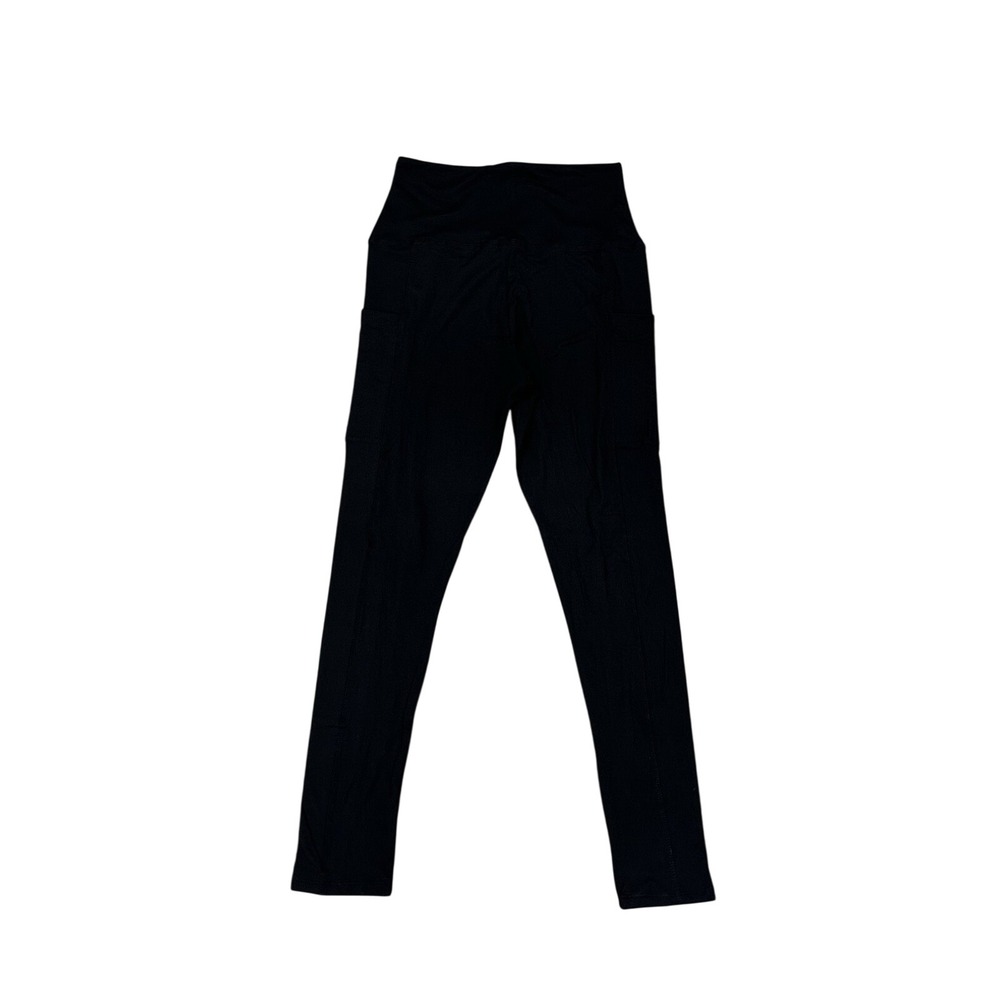 Set Of 2 NEW High Rise Woman Legging Blue & Black Size S/M - Picture 7 of 14